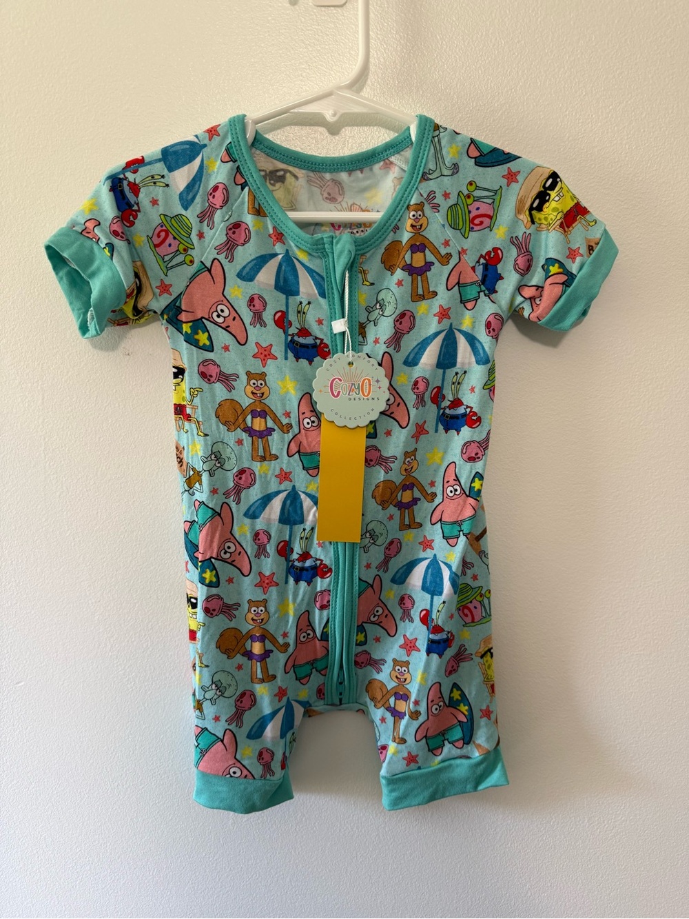 Bamboo SpongeBob & Friends Short Sleeve One-Piece Shortie